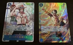ワンピースカード　エース　シークレット パラレル
