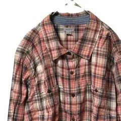 カーハート carhartt 長袖 ネルシャツ チェックシャツ 2XLサイズ
