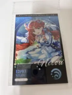 原神　韓国　限定　原神 PC　ホログラムカード　ニィロウ
