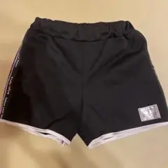 Rabyraby ジャージ素材 半ズボン ショートパンツ 120cm 黒
