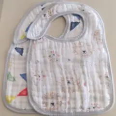 《aden+anais スタイ》セット ビブ よだれかけ ライオン カラフル