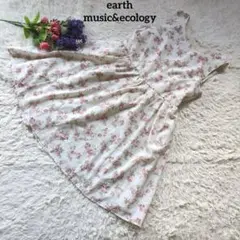 earth music&ecology 【花柄】【総柄】【シフォン】ワンピース