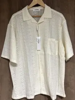新品タグ付 未使用 ジャガードレースシャツジャケットCIAOPANIC