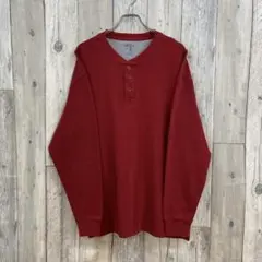 RED HEAD レッドヘッド ワッフル生地 長袖 Tシャツ サーマル ロンT