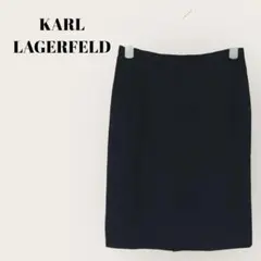 夏物大幅セール★KARL LAGERFELD　黒　タイトスカート S　ひざ丈