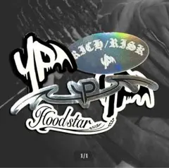 YP Hoodstar RICH/RISK ステッカーセット ヤングパトラ