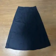 UNIQLO 黒 ロングスカート