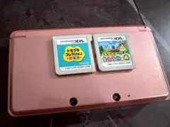 Nintendo 3DS ピンク 本体 ゲームソフト2本付き