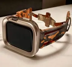 アップルウォッチステンアルミケースカバーAppleWatchラバーバンドベルト6