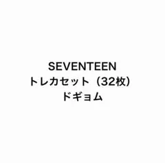 SEVENTEEN セブチ トレカセット(32枚) ドギョム