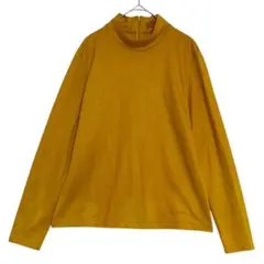ランセル　バックジップ ハイネックカットソー 山吹色　M