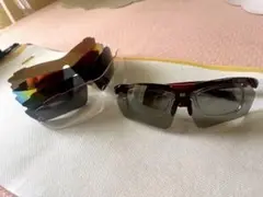 エレッセ　メンズスポーツサングラス　レンズ5枚セット　新品未使用品に近い