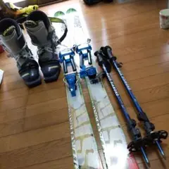テレマークスキー フルセット 25.5