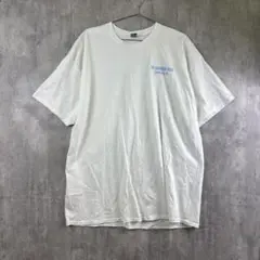 The Shrunken Head 両面プリント海外ジョークTシャツ/ホワイト