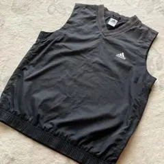 adidas アディダス　スポーツウェア　べスト L ブラック
