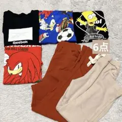 男の子おまとめ6点　半袖Tシャツ　長ズボン　130.140