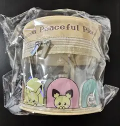 スリーコインズ　ポケピース　筒形ポーチ