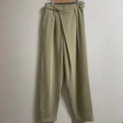 techichi テチチ　スラックス　パンツ　レディース　イエローグリーン