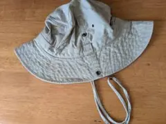 00s❋ヴンテージ❋ユニクロベージュ 100%コットン アウトドアハット SM