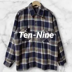 Ld832＊Ten-Nine ネルシャツ メンズ タータンチェック