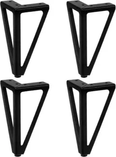 テーブル脚 4脚 高さ15cm diy テーブル テレビ ソファー ブラック