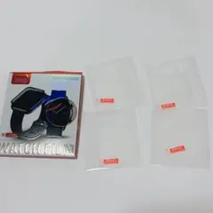 スマートウォッチ　保護フィルム　1.85〜2.0インチ　4枚　画面保護