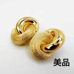 《美品》ChristianDior イヤリング 大振り 金色