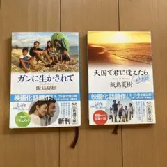 飯島夏樹 2冊セット ガンに生かされて 天国で君に逢えたら
