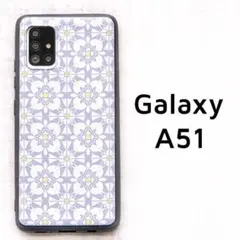 Galaxy A51 5G カバー グレー タイル ,
