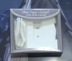 Mini Paper Garland LIVE LOVE LAUGH