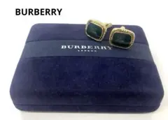 BURBERRY バーバリー グリーン スクエア型 カフリンクス