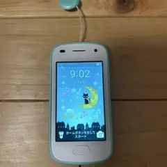 キッズケイタイ2 水色 小型携帯電話 USB-C ポート