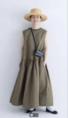 ROBE de PEAU ノースリーブワンピース