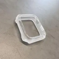 Apple Watch 45mm クリアケース　半透明　2色　バンパーケース