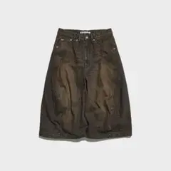 NVRFRGT 3D TWISTED JORTS