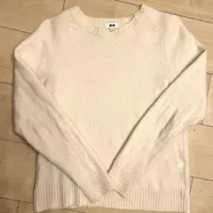UNIQLO ユニクロ　ラムクルーネックセーター