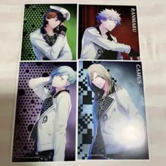 うたプリ 嶺二 蘭丸 藍 カミュ カルテットナイト ポストカード