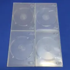 【中古】DVDトールケース（空）4枚セット/（半透明）