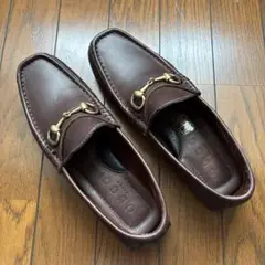 GUCCI ブラウン ドライビングシューズ　40M(約25cm)