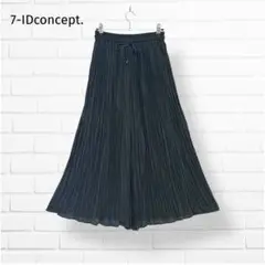 7-IDconcept. プリーツワイドパンツ イージーパンツ 美シルエット Ｓ