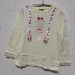 ミキハウス キャビットちゃん だまし絵 長袖カットソー ロンT