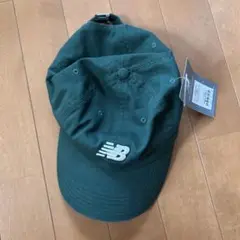 New Balance ダークグリーン キャップ LAH91014