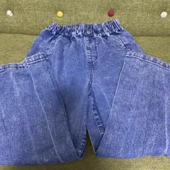 pink latte デニムパンツ140センチ　使用感あり