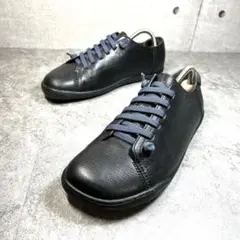 ほぼ新品✨【CAMPER】カンペール レザー スニーカー/ペウカミ(40)黒　靴
