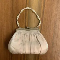 パーティバッグ　がまぐち　ピンク色