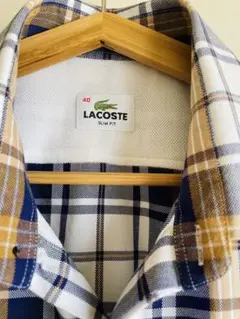 LACOSTE スリムフィット チェックシャツ 40