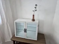 サリュ！saluit/オールドウッド両開きキャビネット