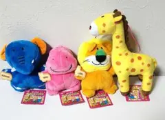 たべっ子どうぶつ ややちびでかマスコット 4種