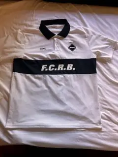 SOPH F.C.R.B. ポロシャツ ホワイト/ブラック　サイズL