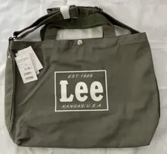 Lee カーキ　トートバッグ